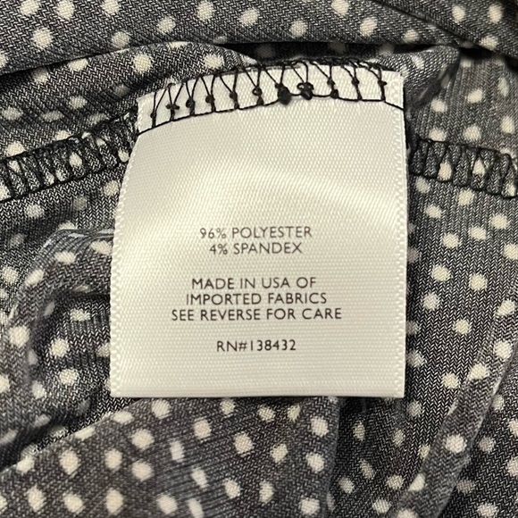 ModCloth black white speckled long sleeve stretchy maxi dress with polka dots - Picture 5 of 7